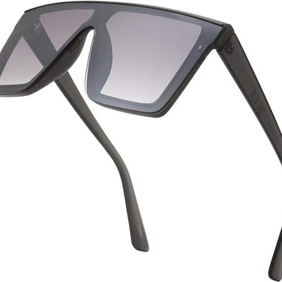 Square black NEW sunglasses - Picture 6 of 7